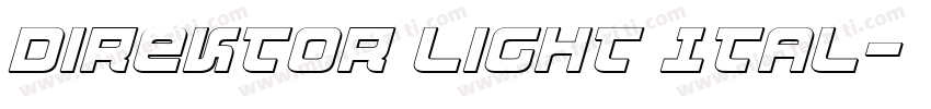 Direktor Light Ital字体转换